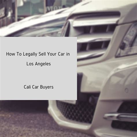 sell your car los angeles